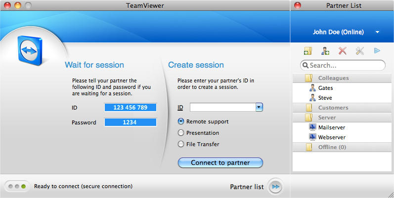 Teamviewer pour mac os x 10. 4 11 10